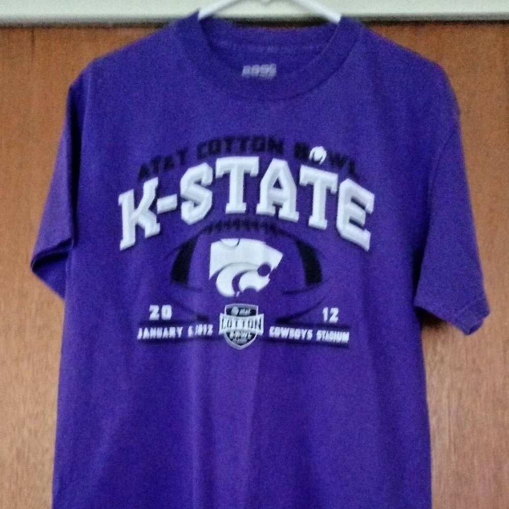 Kansas State AT&T Cotton Bowl Tee Shirt Sz. Med